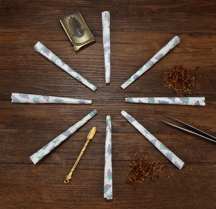 Ornate Ocean Flavored Pre Rolled Cones 50 Pack (GRAPE)