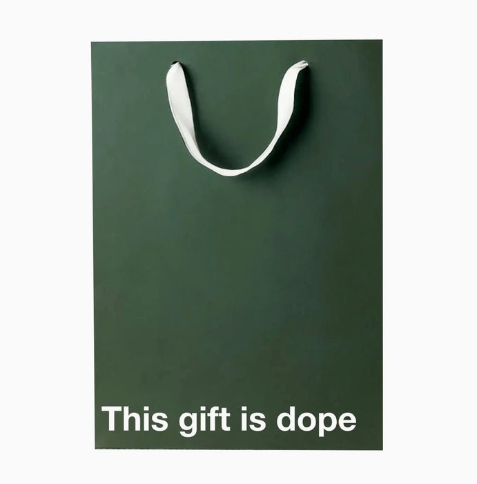 MilkToast Brands "This Gift Is Dope" Funny Stoner Gift Bag