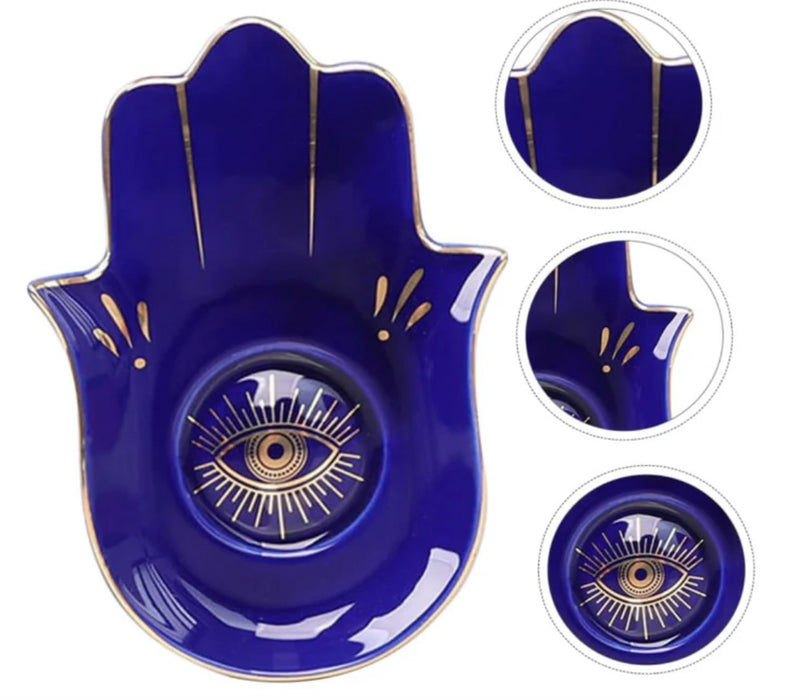 CANNA STYLE EVIL EYE TRINKET DISH