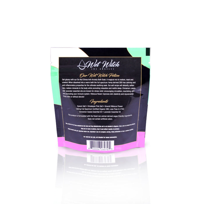 WET WITCH Do-Nut Stress Anti-Anxiety CBD Bath Soak Mini