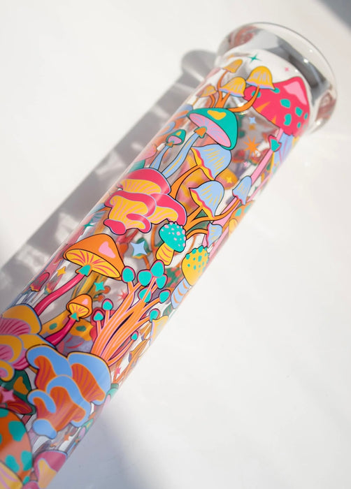 CANNA STYLE 16" COLORFUL MUSHROOM BONG