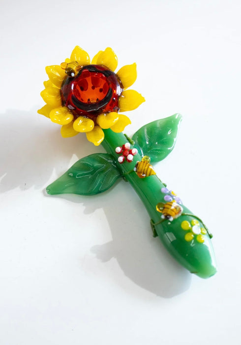 CANNA STYLE SUNFLOWER & BEES PIPE