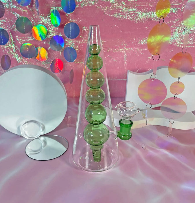 BURNING LOVE Bubble Vase Water Pipe- Green
