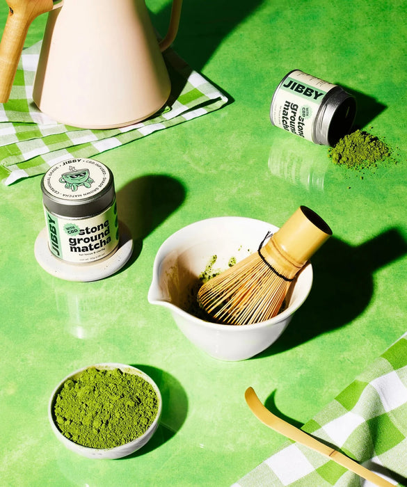 Jibby Coffee - Stone Ground Ceremonial Matcha Powder (30 g)