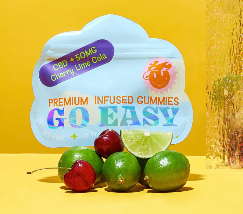 GO EASY 50 MG CBD Gummies - Cherry Lime Cola Paradise