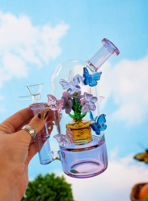 BURNING LOVE Butterfly Garden Cloche