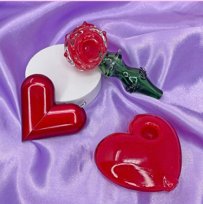 BURNING LOVE TRANSFORMER Red Heart Lighter — Happy Buds Brooklyn