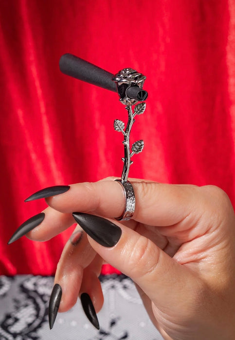 CANNA STYLE GUNMETAL ROSE JOINT HOLDER
