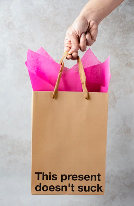 MilkToast Brands "This Present Doesn't Suck" Gift Bag