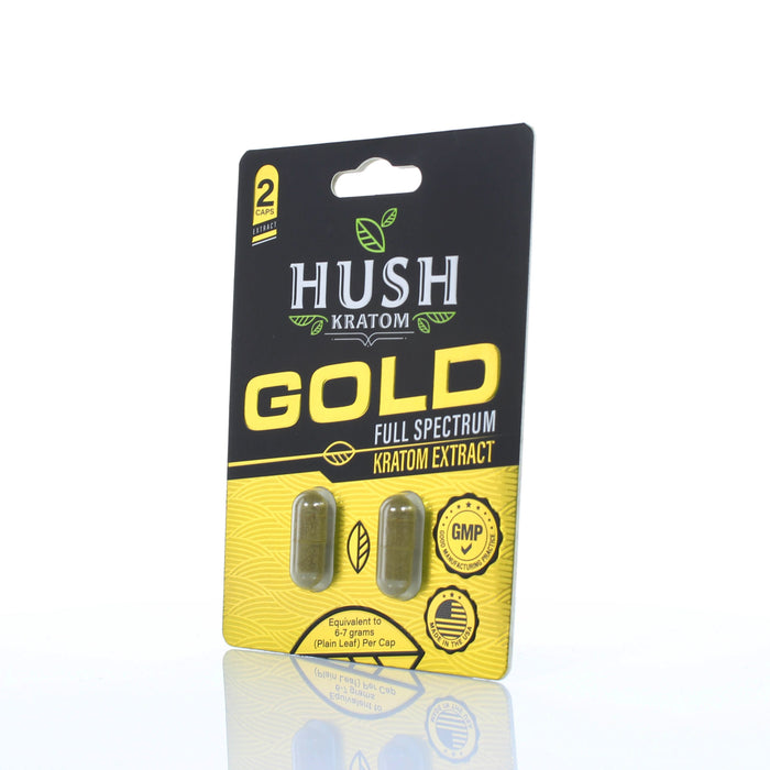 Hush KRATOM Gold Caps
