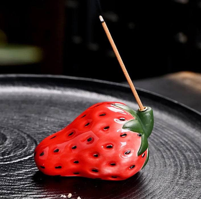 BURNING LOVE Strawberry Incense Holder