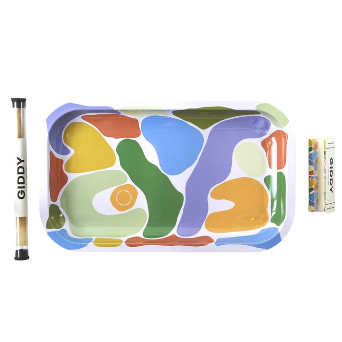 Giddy Rolling Tray Bundle | 10" x 6" | Sativa