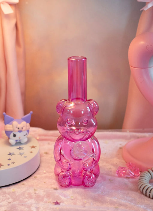 BURNING LOVE Iridescent Gummy Bear Bong