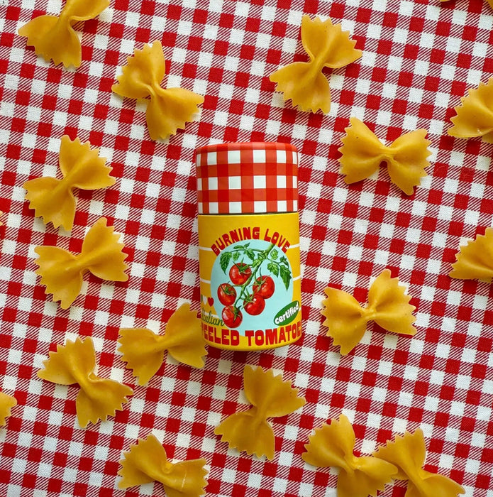 BURNING LOVE Canned Tomato Match Jar