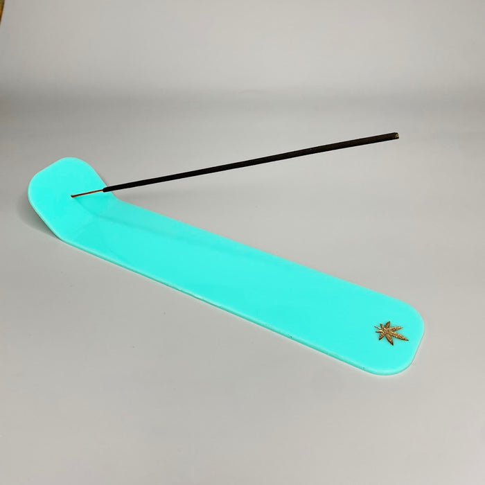 HAUS OF TOPPER OBJECTS Handmade Acrylic Incense Holder TURQUOISE