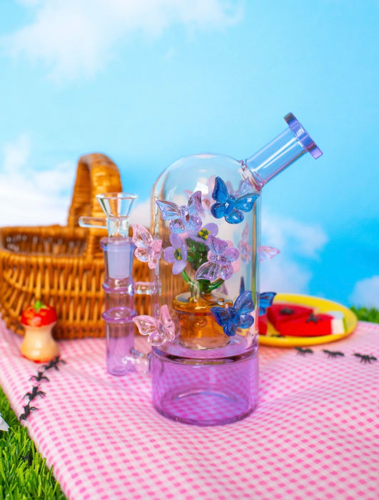 BURNING LOVE Butterfly Garden Cloche