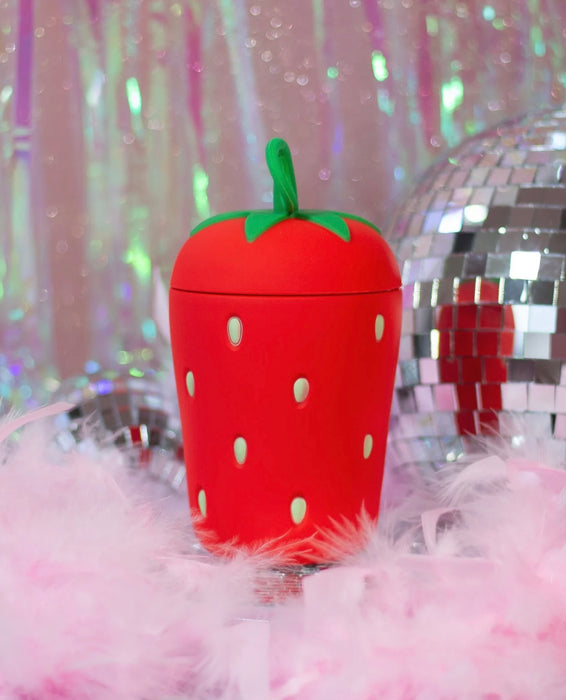 BURNING LOVE Strawberry Stash Jar