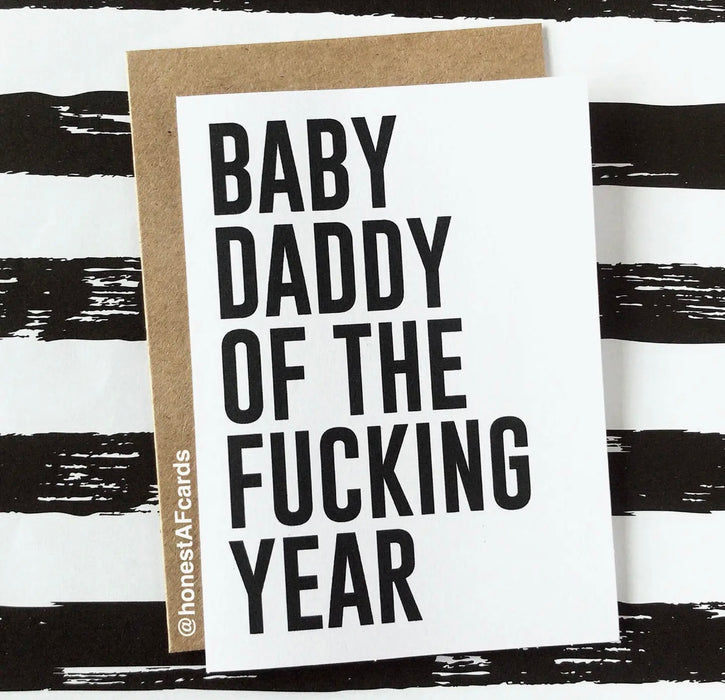 Baby Daddy of the Year Card by Honest AF