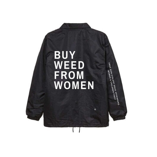 BWFW BLACK PRINTED Coach's Jacket - LARGE