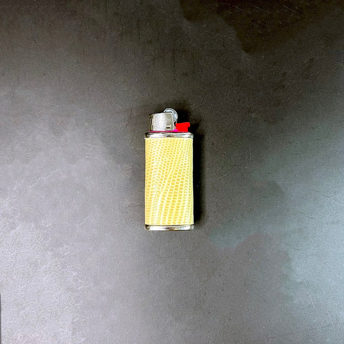 Haus of Topper Objects Mini Lighter Cover in Bone Lizard