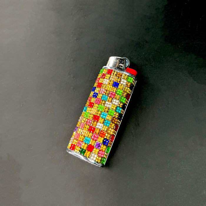 HAUS OF TOPPER OBJECTS Harlequin Crystal Classic Lighter Case