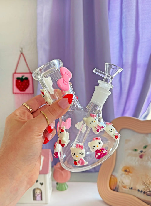BURNING LOVE Kitty Charm Bong