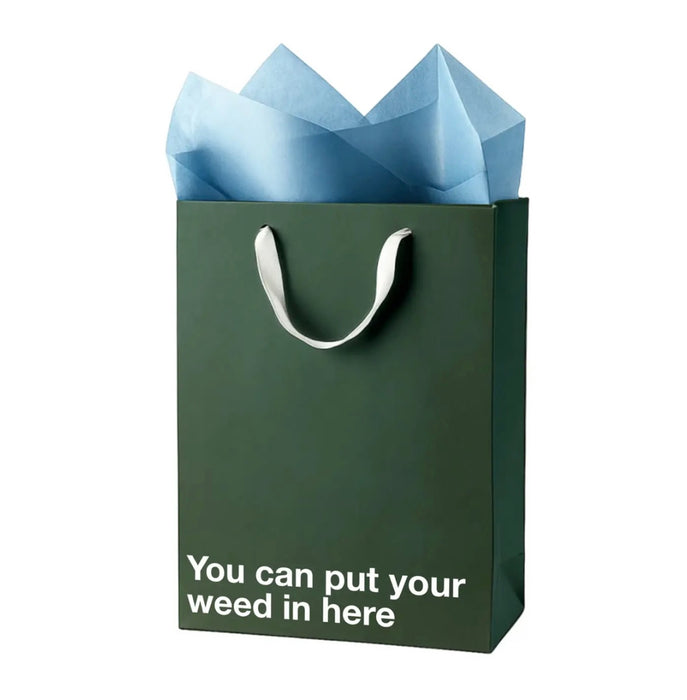 MilkToast Brands "You Can Put Your Weed in Here" Funny Stoner Gift Bag
