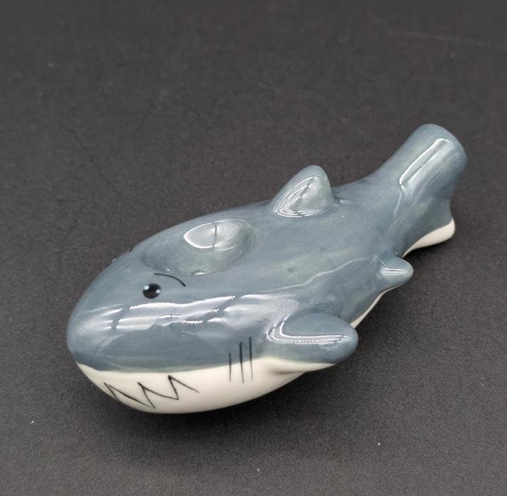 Wacky Bowlz Shark Ceramic Pipe | 3.75"