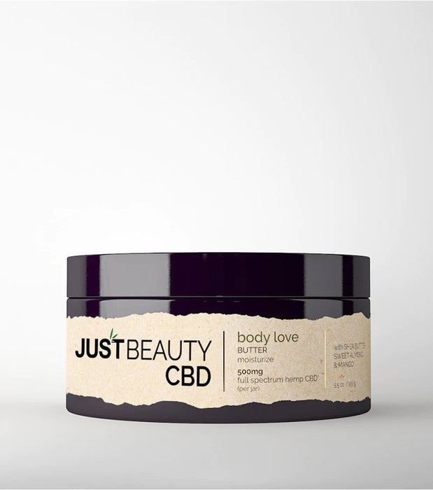 JUST BEAUTY CBD ULTRA HYDRATING BODY LOVE CBD BUTTER, 500MG