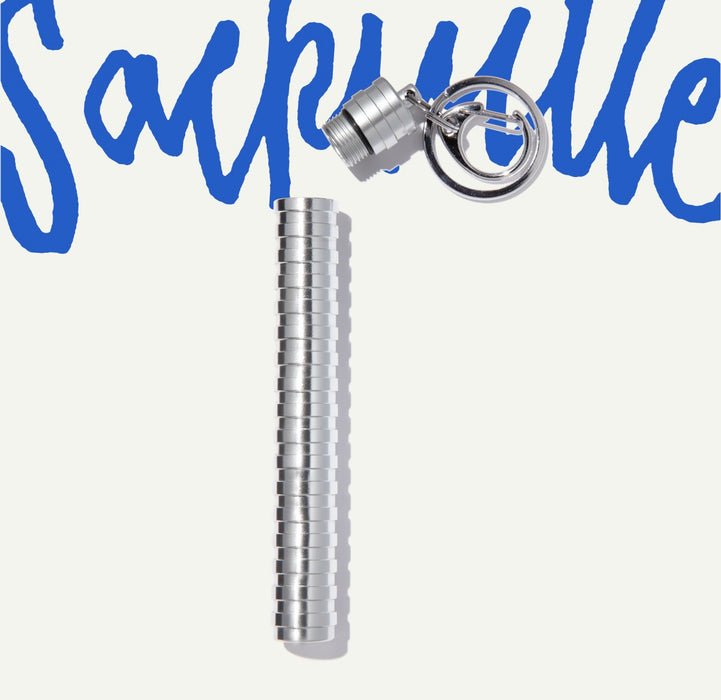 SACKVILLE & CO. Carry Case Keychain in SILVER