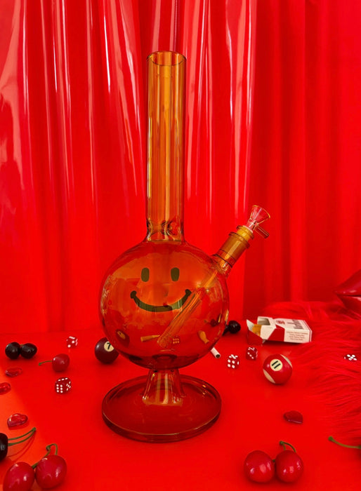 BURNING LOVE XL Smiley Bong