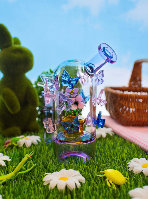 BURNING LOVE Butterfly Garden Cloche