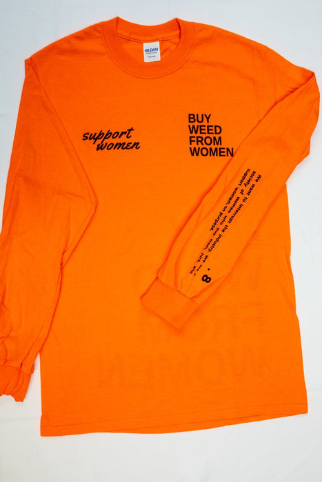 BWFW Orange "BWFW SuppWMN" Long-Sleeve - MEDIUM