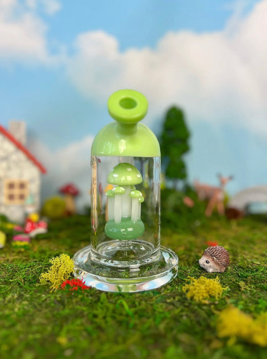 BURNING LOVE Fungi Family Cloche- Jade Green