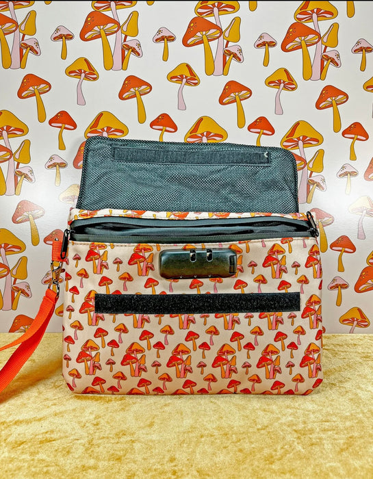 BURNING LOVE Smell Proof Bag with Lock- Mushroom