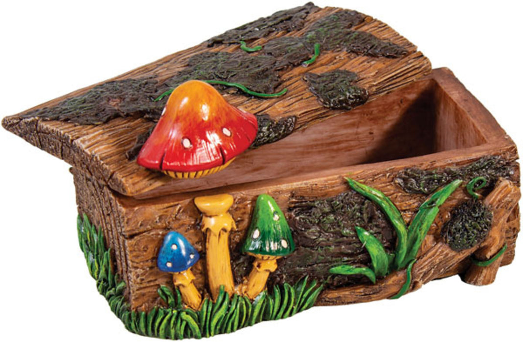 Mushroom Stash Box | Polyresin | 5"x3"