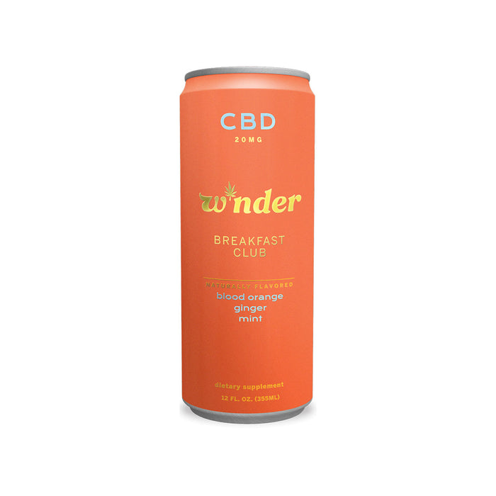 W*nder - Sparkling CBD Breakfast Club CBD - Blood orange, Mint, & Ginger