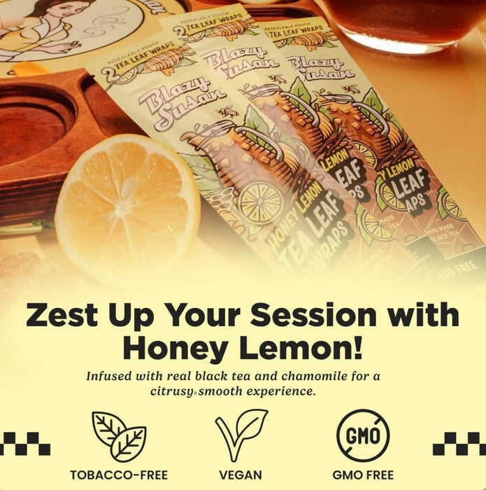 Blazy Susan Tea Leaf Wraps | 2pc | HONEY LEMON