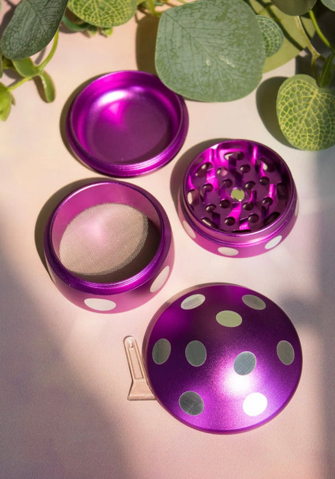 CANNA STYLE 3D MUSHROOM GRINDER - PURPLE