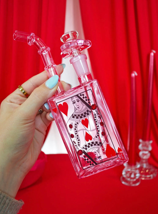 BURNING LOVE Queen of Hearts Bong