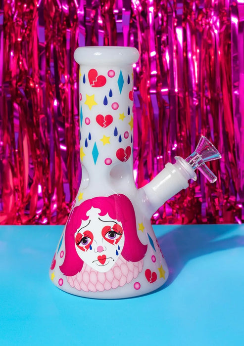 CANNA STYLE CLOWN GIRL BONG 8"