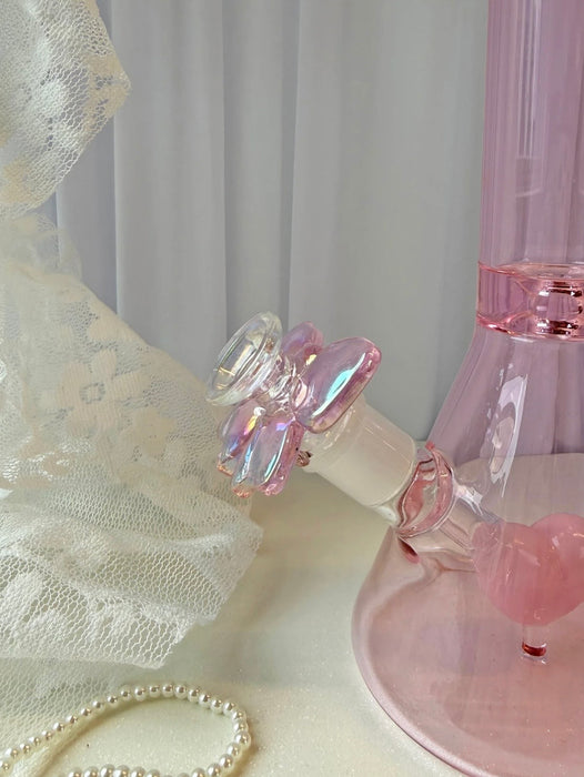 BURNING LOVE PINK BOW SLIDE