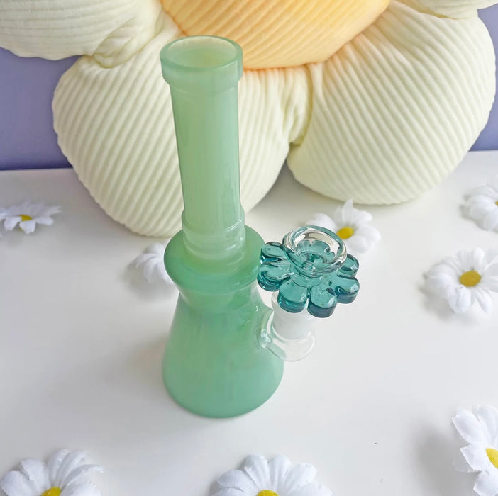 BURNING LOVE Flower Slide - TEAL