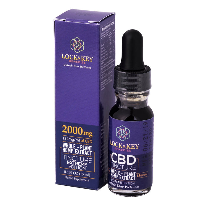 LOCK & KEY CBD 2000MG TINCTURE 15ML