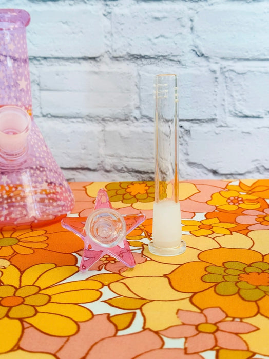 BURNING LOVE Celestial Mini Bong (glow in the dark!) PINK