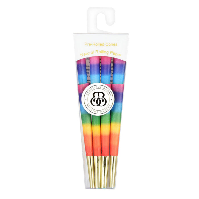 Beautiful Burns Pre-Rolled Cones | 8pk - OVER THE RAINBOW