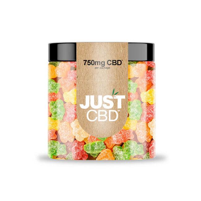 JUST CBD CBD SOUR BEARS Gummies 1000mg Jar