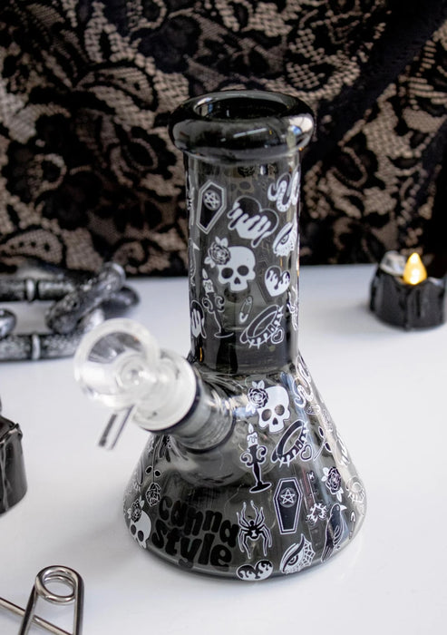 CANNA STYLE GOTH BONG 6"