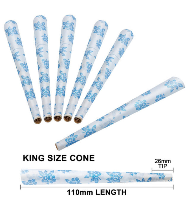Ornate Ocean Flavored Pre Rolled Cones 50 Pack (BLUEBERRY)
