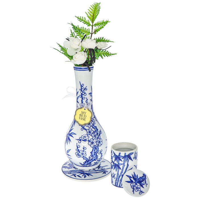 Happy Buds My Bud Vase Water Pipe | 8" | Luck